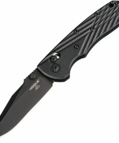 Budget 👍 Hogue Deka ABLE Lock Folding Knife, 3.25" CPM-20CV Black Cerakote Clip Point Blade, Black G-10 Handles 🎉