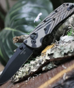 Hot Sale 🎉 Hogue Deka ABLE Lock Folding Knife, 24277, 3.25" CPM-20CV Black Cerakote Clip Point Blade, G-Mascus FDE G-10 Handles ❤️