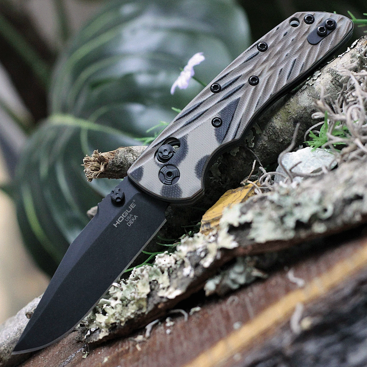 Hot Sale 🎉 Hogue Deka ABLE Lock Folding Knife, 24277, 3.25" CPM-20CV Black Cerakote Clip Point Blade, G-Mascus FDE G-10 Handles ❤️ 1 Hot Sale 🎉 Hogue Deka ABLE Lock Folding Knife, 24277, 3.25" CPM-20CV Black Cerakote Clip Point Blade, G-Mascus FDE G-10 Handles ❤️