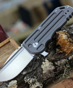 Top 10 🎉 Jake Hoback Knives Jake Hoback WarSpear Framelock, 3.0" CPM S35VN Satin Plain Blade, Bead Blast Titanium Handle 💯