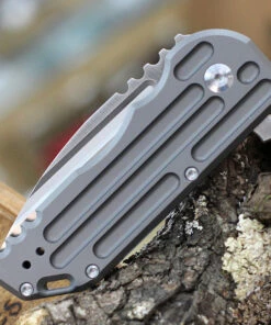 Top 10 🎉 Jake Hoback Knives Jake Hoback WarSpear Framelock, 3.0" CPM S35VN Satin Plain Blade, Bead Blast Titanium Handle 💯 -Automatic Knives shop HOB018.3 91936.1615993195