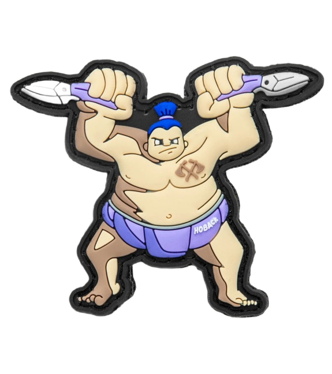 Outlet 😍 Jake Hoback Knives Jake Hoback Sumo Button Lock - Blk/Purple Ti (3.25" Blk CPM-20CV) 👏 4 Outlet 😍 Jake Hoback Knives Jake Hoback Sumo Button Lock - Blk/Purple Ti (3.25" Blk CPM-20CV) 👏 - Image 4