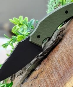 Best reviews of ⭐ Jake Hoback Knives Jake Hoback Shepherd Fixed Blade HOB026G, 3.25" CPM-20CV Stonewashed Plain Blade, OD Green G-10 Handle 🛒