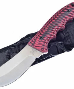 Coupon 💯 Hen & Rooster Skinner, HR-005R, 4" Satin Stainless Steel Skinner , Black & Red G-10 Sculpted Handle w/Black Nylon Sheath 😀