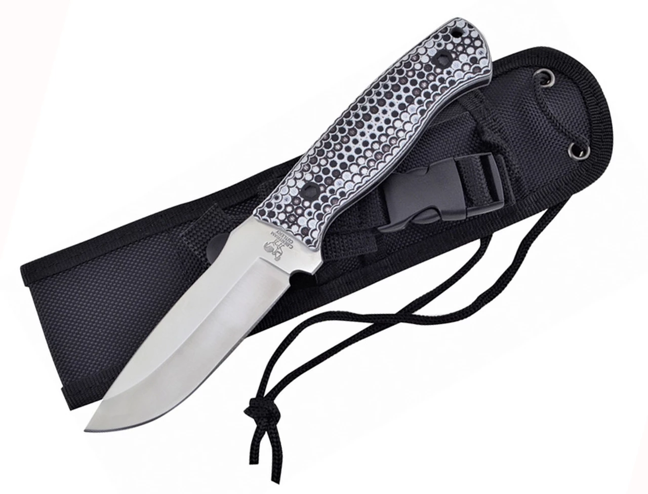 Deals 😀 Hen & Rooster Tactical Fixed Blade, HR-006BLK, 3.75" Satin Stainless Steel, Black & White G-10 Handle w/Black Nylon Sheath 😀 1 Deals 😀 Hen & Rooster Tactical Fixed Blade, HR-006BLK, 3.75" Satin Stainless Steel, Black & White G-10 Handle w/Black Nylon Sheath 😀