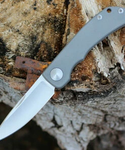 Wholesale 😍 Chris Reeve Impinda Slipjoint, 3.13" CPM-S35VN Stonewash Blade, Titanium Handle (IMP-1000) ✨