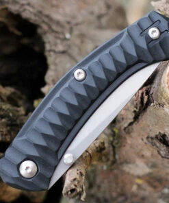 Brand new ✔️ GiantMouse ACE Iona Liner Lock, 2.9" Stonewashed M390 Drop Point Blade, Anso Textured Black FRN Handle 🎁 -Automatic Knives shop IONA BLKT.3 18221.1611764270