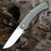 Discount ⭐ GiantMouse ACE Iona Liner Lock, 2.9" Satin M390 Drop Point Blade, Anso Textured Green G-10 Handle ⌛