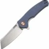 Deals 🎁 CJRB Cutlery Crag Liner Lock J1904-GYF, 3.3" D2 Stonewash Plain Blade, Blue-Gray G-10 Handle 😀