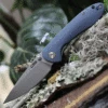 Flash Sale 🛒 CJRB Cutlery Feldspar J1912-GYC, 3.53" D2 Steel Stonewashed Plain Blade, Contoured Blue-Gray G-10 Handle ✨