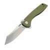 Hot Sale 🎉 CJRB Cutlery Kicker J1915-GN, 3.52" D2 Steel Stonewash Plain Blade, Green G-10 Handle 🌟