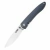New 🎁 CJRB Cutlery RIA J1917-GYC, 2.95" 12C27 Sand Polish Plain Blade, Blue-Gray G-10 Handle 🛒
