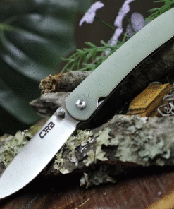 Outlet 💯 CJRB Cutlery RIA J1917-NTG, 2.95" 12C27 Sand Polish Plain Blade, Natural G-10 Handle ❤️