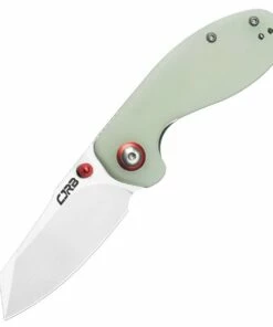 Cheapest ⭐ CJRB Swaggs Maileah J1918-NTG, 2.39" AR-RPM9 Powder Steel Plain Blade, Natural Green G-10 Handle 🎁