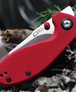 Outlet 🎉 CJRB Swaggs Maileah J1918-REF, 2.39" AR-RPM9 Powder Steel Plain Blade, Red G-10 Handle 🌟 -Automatic Knives shop J1918REF.2 75906.1623159250