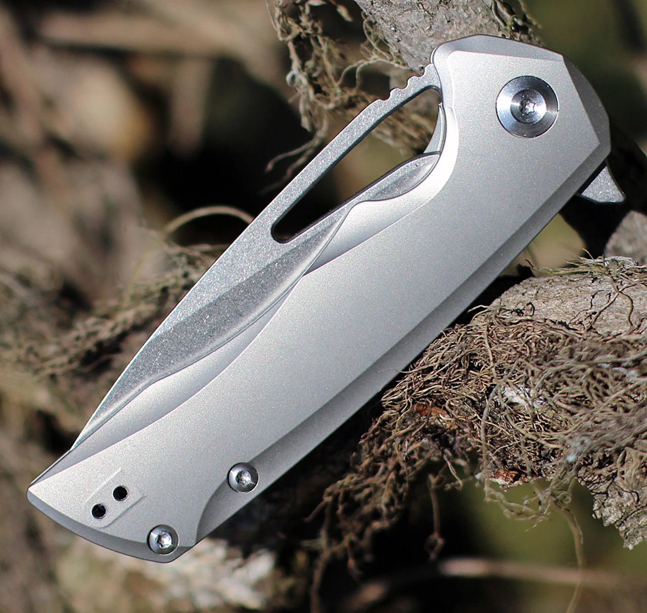 Promo 🔔 Kansept Knives K1001T1 Kryo, 3.58" CPM-S35VN Satin Tanto Blade, Gray Titanium Handle ❤️ 3 Promo 🔔 Kansept Knives K1001T1 Kryo, 3.58" CPM-S35VN Satin Tanto Blade, Gray Titanium Handle ❤️ - Image 3