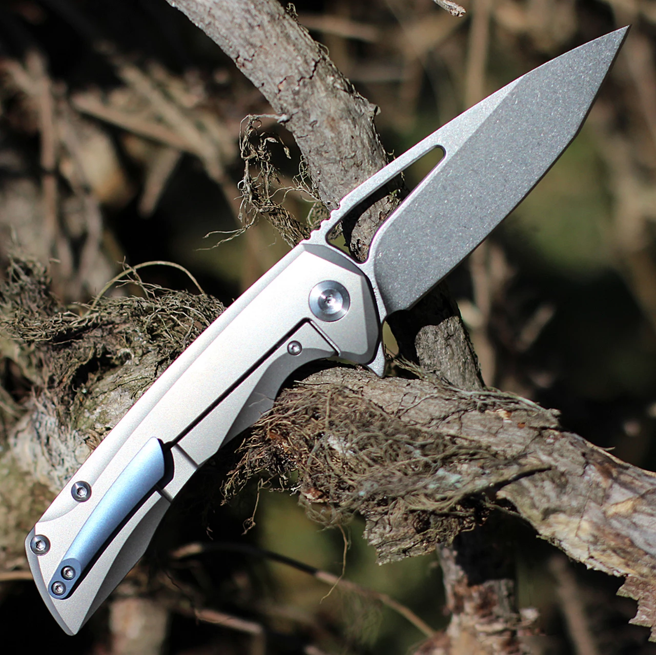 Promo 🔔 Kansept Knives K1001T1 Kryo, 3.58" CPM-S35VN Satin Tanto Blade, Gray Titanium Handle ❤️ 2 Promo 🔔 Kansept Knives K1001T1 Kryo, 3.58" CPM-S35VN Satin Tanto Blade, Gray Titanium Handle ❤️ - Image 2