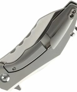 Best Sale 👏 Kansept Knives, K1002A7, Spirit Flipper, 3.5" CPM-S35VN Satin Sheepsfoot Blade, Gray Titanium with Carbon Fiber Inlay Handles 🤩 -Automatic Knives shop K1002A7 1 30386.1612291107