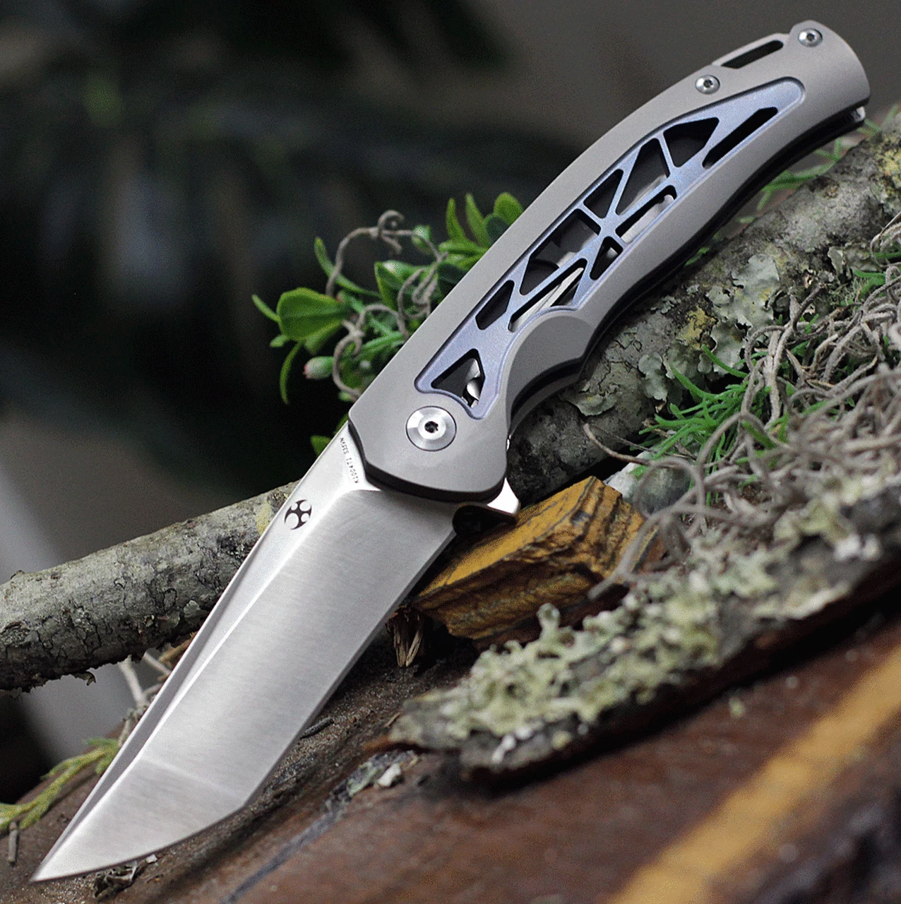 Best deal 🧨 Kansept Knives K1004T1 Agent, 3.75" CPM-S35VN Stonewashed/Satin Tanto Blade, Bead Blast Finish Titanium Handle ⭐ 1 Best deal 🧨 Kansept Knives K1004T1 Agent, 3.75" CPM-S35VN Stonewashed/Satin Tanto Blade, Bead Blast Finish Titanium Handle ⭐