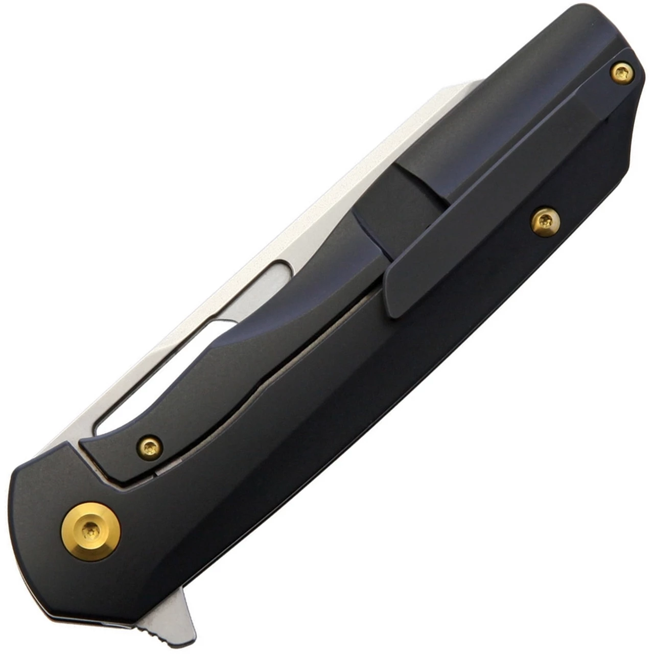 Cheap ⭐ Kansept Knives K1006A7, Shard Flipper, 3.5" CPM-S35VN Wharncliffe Blade, Black Titanium & Copper Handle 👍 2 Cheap ⭐ Kansept Knives K1006A7, Shard Flipper, 3.5" CPM-S35VN Wharncliffe Blade, Black Titanium & Copper Handle 👍 - Image 2