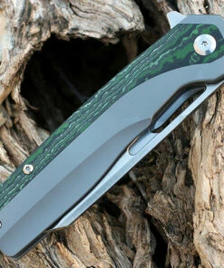 Best Sale ✔️ Kansept Knives Kansept Shard LEFT Hand Flipper - Ti / Jungle Wear CF (3.5" CPM-S35VN) K1006L6 🤩 -Automatic Knives shop K1006L6.3 07486.1645027623
