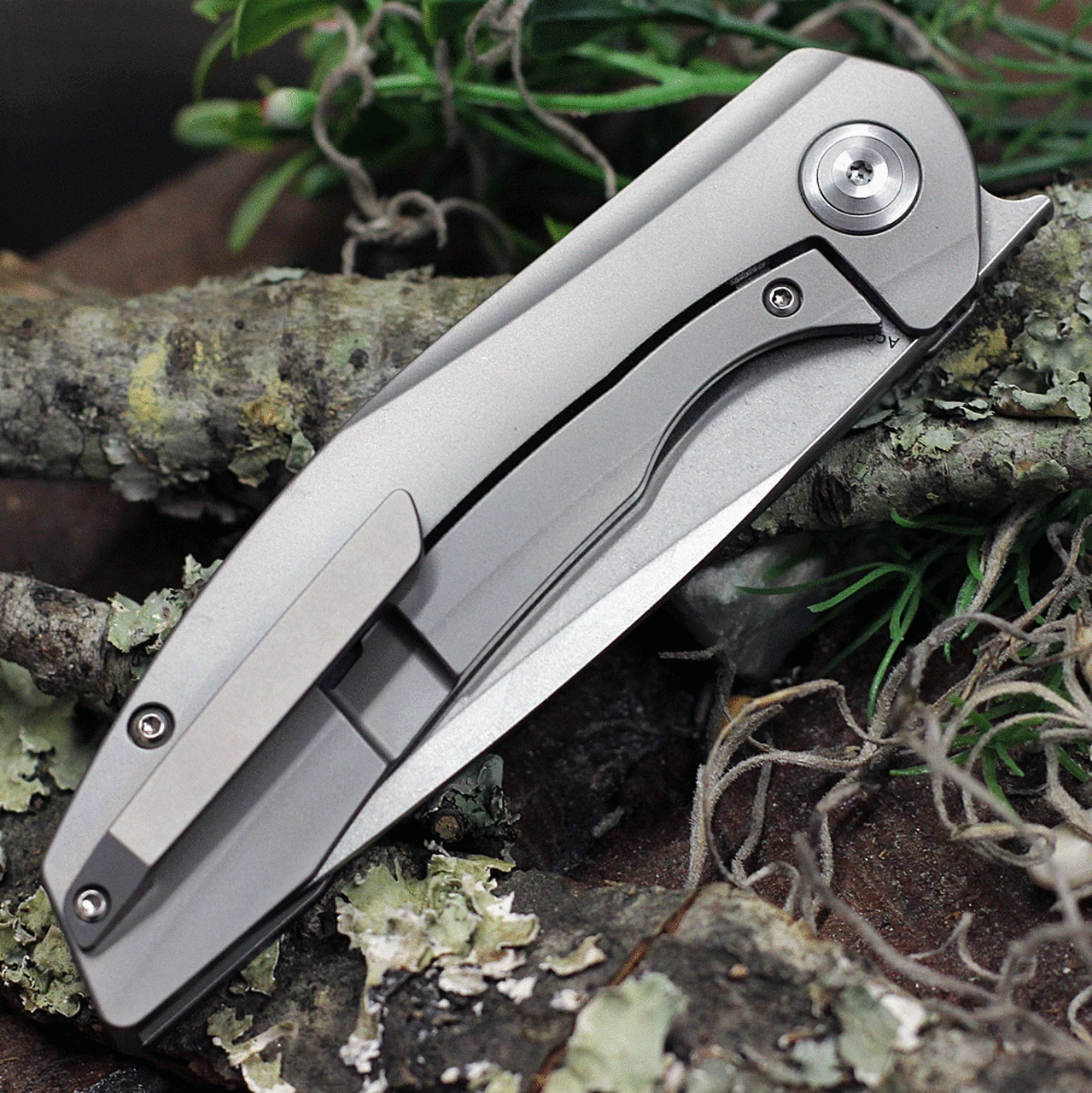 Cheap ❤️ Kansept Knives K1007A2 Accipiter CF, 3.50" CPM-S35VN Stonewashed Plain Blade, Titanium w/ Carbon Fiber Inlay Handle 🎁 3 Cheap ❤️ Kansept Knives K1007A2 Accipiter CF, 3.50" CPM-S35VN Stonewashed Plain Blade, Titanium w/ Carbon Fiber Inlay Handle 🎁 - Image 3