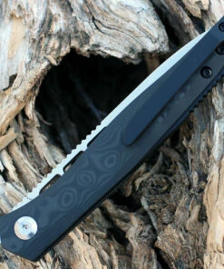 Brand new 🎉 Kansept Knives Kansept Lucky Star Front Flipper - Rose Pattern CF (3.5" S35VN Satin) K1013A3 🔥 -Automatic Knives shop K1013A3.2 63730.1644964412