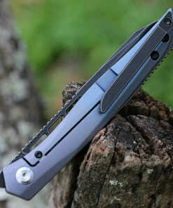 Hot Sale ✨ Kansept Knives Kansept Lucky Star - Blue Ti (3.5" S35VN Blk) K1013T2 🌟 -Automatic Knives shop K1013T2.2 09924.1638894810