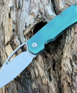 Brand new 👍 Kansept Knives Kansept Goblin XL Limited Edition - Green Ti (3.5" CPM-S35VN SW) K1016A4 ❤️