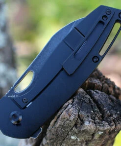 Best Pirce ❤️ Kansept Knives Kansept Model 6 - Blue Timascus (3" M390 Blk) K1022A4 🎁 -Automatic Knives shop K1022A4.2 61512.1638388900