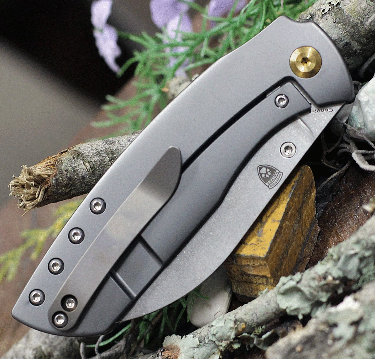 Best reviews of ✔️ Kansept Knives Convict K1023A1, 3.3 S35VN Stonewash Sheepfoot Blade, Gray Titanium Handle ❤️ 4 Best reviews of ✔️ Kansept Knives Convict K1023A1, 3.3 S35VN Stonewash Sheepfoot Blade, Gray Titanium Handle ❤️ - Image 4