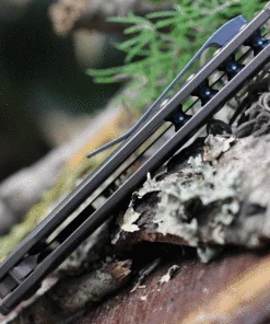 Coupon 🌟 Kansept Knives Convict K1023D1, 3.3" Damascus Steel Sheepfoot Blade, Gray Titanium Handle 🔥 -Automatic Knives shop K1023D1 88888.1621353298