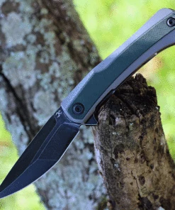 Hot Sale 💯 Kansept Knives Kansept Kratos - Green G-10 and Ti (3.79" Black Stonewashed) K1024A2 ❤️