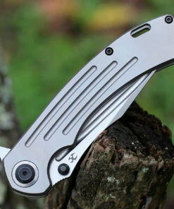 Hot Sale ✔️ Kansept Knives Kansept Pretatout - Gray Ti (3.6" CPM-S35VN Satin) K1032A2 🤩 -Automatic Knives shop K1032A2.3 98427.1638825751