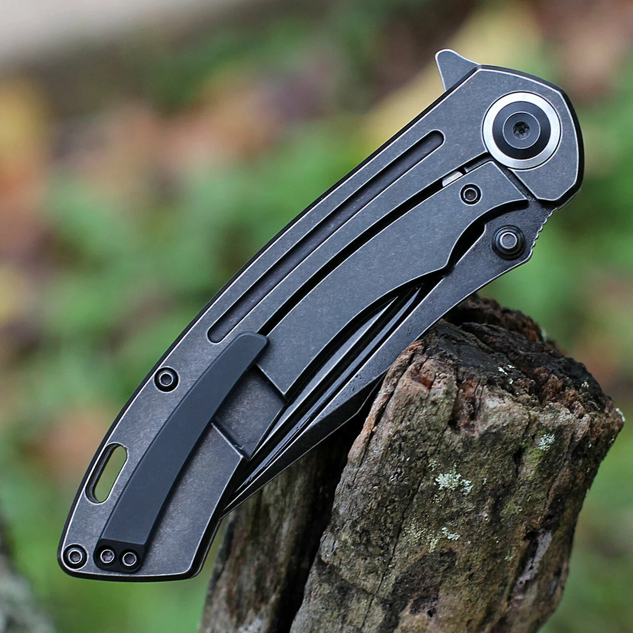 Hot Sale 😍 Kansept Knives Kansept Pretatout - Blk Ti (3.6" CPM-S35VN Blk Tanto) K1032T2 🛒 3 Hot Sale 😍 Kansept Knives Kansept Pretatout - Blk Ti (3.6" CPM-S35VN Blk Tanto) K1032T2 🛒 - Image 3