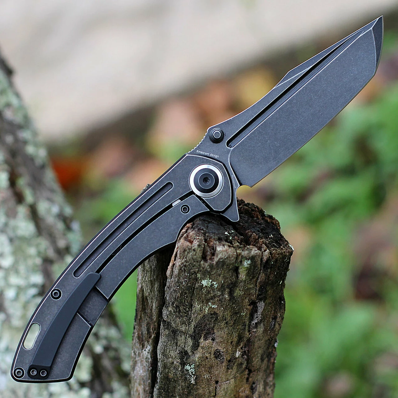 Hot Sale 😍 Kansept Knives Kansept Pretatout - Blk Ti (3.6" CPM-S35VN Blk Tanto) K1032T2 🛒 2 Hot Sale 😍 Kansept Knives Kansept Pretatout - Blk Ti (3.6" CPM-S35VN Blk Tanto) K1032T2 🛒 - Image 2