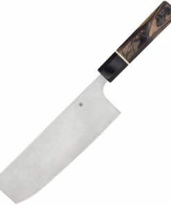 Best deal ✨ Spyderco Knives Spyderco Itamae Nakiri Cleaver Knife K17GPBNBK, 7.2" SUS410 Satin Plain Blade, Burl G-10 Handle ✨