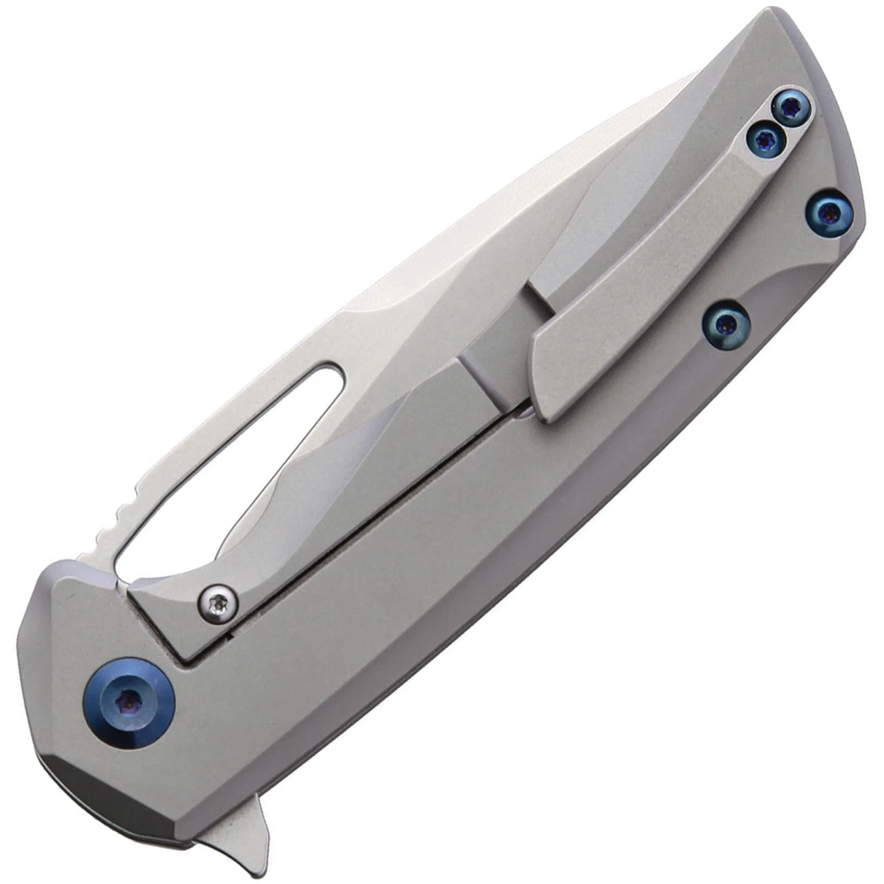 Cheap 🔔 Kansept Knives K2001A1 Mini Kryo, 2.9" CPM-S35VN Satin Blade, Gray Titanium Handle 💯 2 Cheap 🔔 Kansept Knives K2001A1 Mini Kryo, 2.9" CPM-S35VN Satin Blade, Gray Titanium Handle 💯 - Image 2