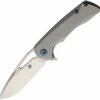 Cheap 🔔 Kansept Knives K2001A1 Mini Kryo, 2.9" CPM-S35VN Satin Blade, Gray Titanium Handle 💯