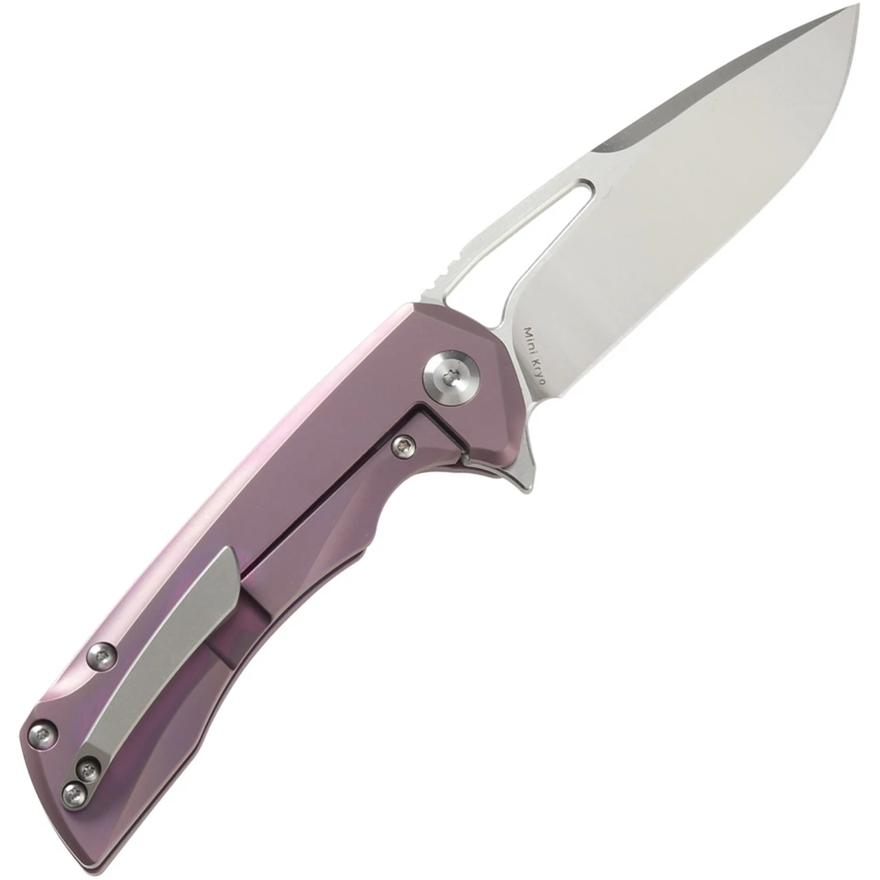 Discount 👏 Kansept Knives K2001A5 Mini Kryo, 2.9" CPM-S35VN Stonewashed Blade, Purple Anodized Titanium Handle ✔️ 2 Discount 👏 Kansept Knives K2001A5 Mini Kryo, 2.9" CPM-S35VN Stonewashed Blade, Purple Anodized Titanium Handle ✔️ - Image 2