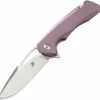 Discount 👏 Kansept Knives K2001A5 Mini Kryo, 2.9" CPM-S35VN Stonewashed Blade, Purple Anodized Titanium Handle ✔️
