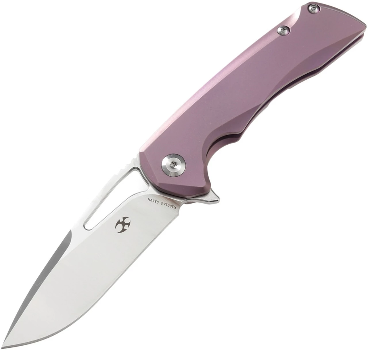Discount 👏 Kansept Knives K2001A5 Mini Kryo, 2.9" CPM-S35VN Stonewashed Blade, Purple Anodized Titanium Handle ✔️ 1 Discount 👏 Kansept Knives K2001A5 Mini Kryo, 2.9" CPM-S35VN Stonewashed Blade, Purple Anodized Titanium Handle ✔️