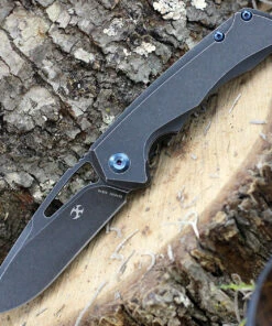 Deals ✔️ Kansept Knives K2001B3 Mini Kryo, 2.9" CPM-S35VN Black Stonewashed Blade, Black Stonewashed Titanium Handle 🔥