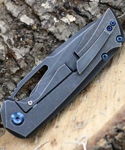 Deals ✔️ Kansept Knives K2001B3 Mini Kryo, 2.9" CPM-S35VN Black Stonewashed Blade, Black Stonewashed Titanium Handle 🔥 -Automatic Knives shop K2001B3.4 30611.1612560334