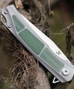 New 👍 Kansept Knives K2003A1 Gremlin, 2.91" CPM-S35VN Stonewashed Plain Blade, Titanium/Green Micarta Handle ✔️ 5 New 👍 Kansept Knives K2003A1 Gremlin, 2.91" CPM-S35VN Stonewashed Plain Blade, Titanium/Green Micarta Handle ✔️ -Automatic Knives shop K2003A1 09188.1612299644