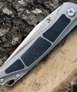 Cheapest ⭐ Kansept Knives K2003A2 Gremlin CF, 2.91" CPM-S35VN Stonewashed Plain Blade, Titanium/Carbon Fiber Handle 💯 -Automatic Knives shop K2003A2.4 91997.1612792996