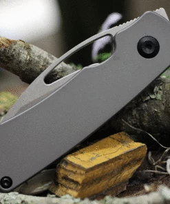 Buy 😍 Kansept Knives Kansept 2016A1 Goblin Framelock, 2.25" S35VN Satin Plain Blade, Gray Anodized Titanium Handle ✨ -Automatic Knives shop K2016A1.4 52127.1618931276