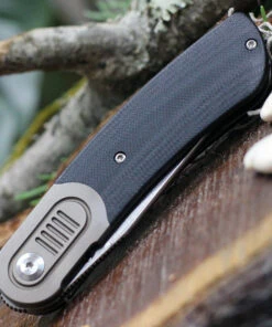 Brand new 🧨 Kansept Knives K2025A1 Lundquist Reverie, 2.92" S35VN Satin Plain Blade, Black G-10 Handle w / Titanium Bolster ✔️ -Automatic Knives shop K2025A1.2 04068.1617892490