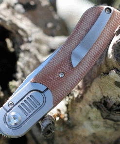 Coupon ✔️ Kansept Knives Kansept Reverie Front Flipper Brown Micarta (2.9" CPM-S35VN) K2025A7 ❤️ -Automatic Knives shop K2025A7.3 85242.1632422153