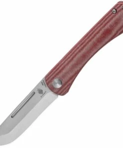 Best deal 😀 Kizer Cutlery Vanguard Pinch V3009N5, 3.03" N690 Satin Plain Blade, Red Micarta Handle 🎉